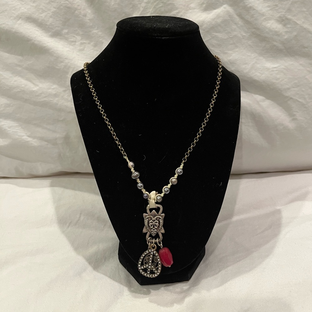 Lucky brand multi pendant necklace